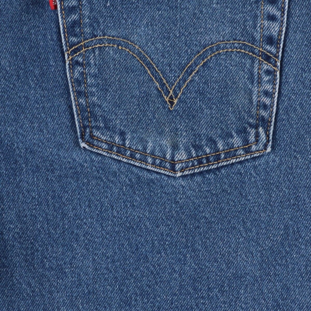 2000'S Levi's 550 Relaxed Fit Denim Shorts, Made in USA, Men's Size W30 (approx.) cotton blue type Vintage Second Hand