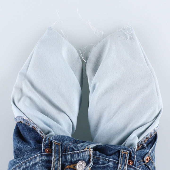 2000'S Levi's 550 Relaxed Fit Denim Shorts, Made in USA, Men's Size W30 (approx.) cotton blue type Vintage Second Hand
