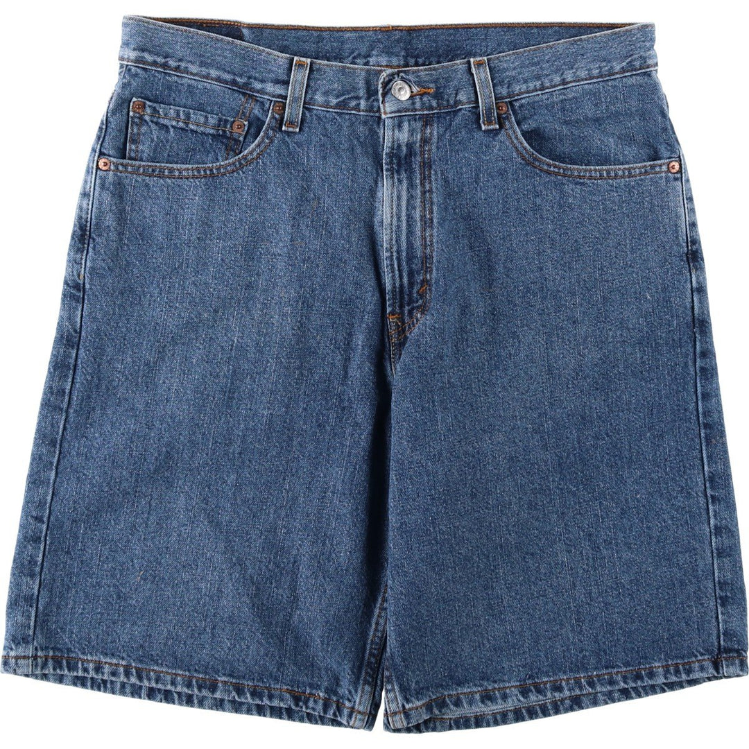 00'S Levi's 550 Relaxed Fit Denim Shorts, Half Pants, Jorts, Men's, W36 cotton blue type Vintage Second Hand