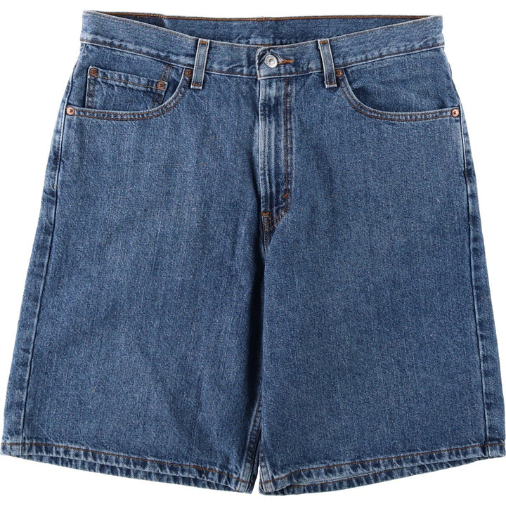 00'S Levi's 550 Relaxed Fit Denim Shorts, Half Pants, Jorts, Men's, W36 cotton blue type Vintage Second Hand