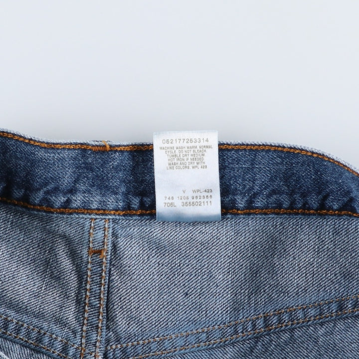 00'S Levi's 550 Relaxed Fit Denim Shorts, Half Pants, Jorts, Men's, W36 cotton blue type Vintage Second Hand