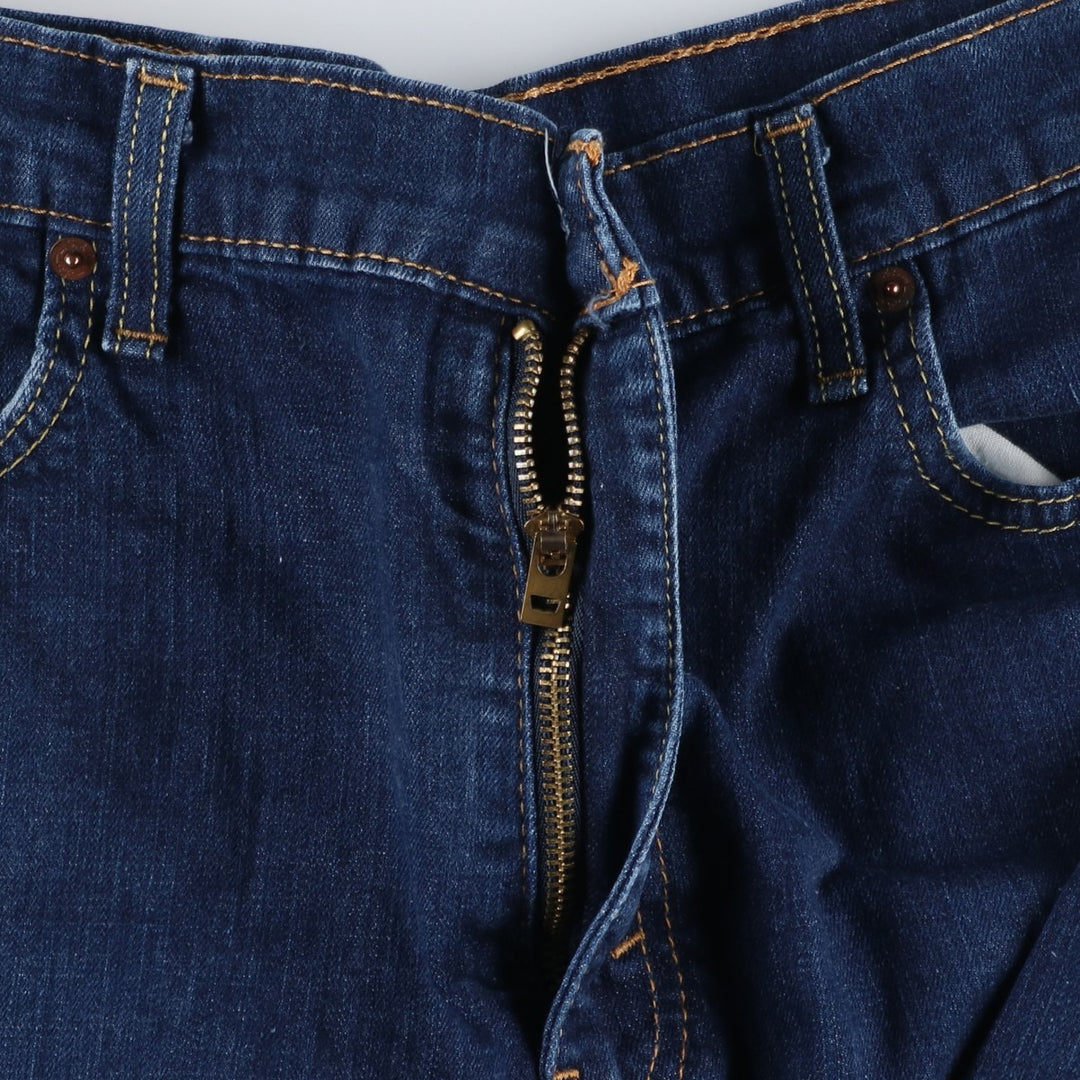 Levi's 569 denim shorts, half pants, jorts, men's size W34 cotton navy blue type Vintage Second Hand