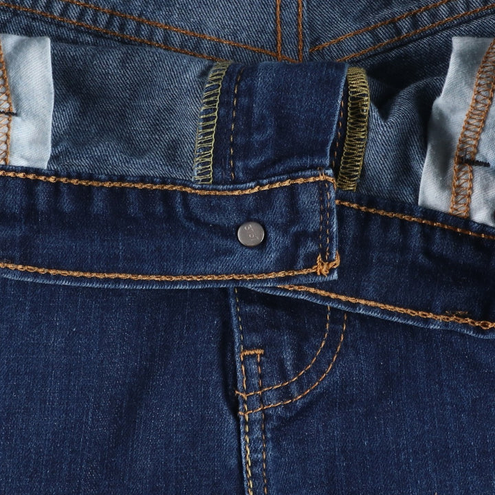 Levi's 569 denim shorts, half pants, jorts, men's size W34 cotton navy blue type Vintage Second Hand