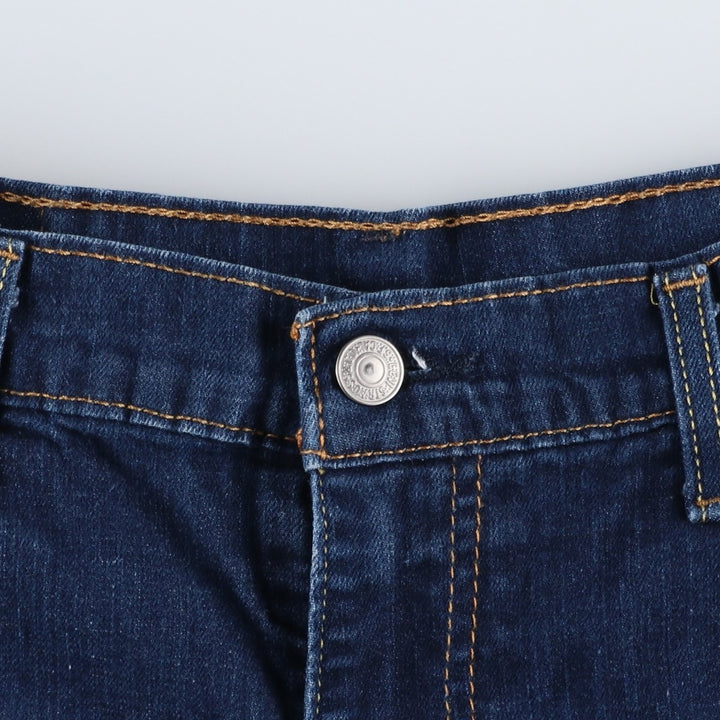 Levi's 569 denim shorts, half pants, jorts, men's size W34 cotton navy blue type Vintage Second Hand