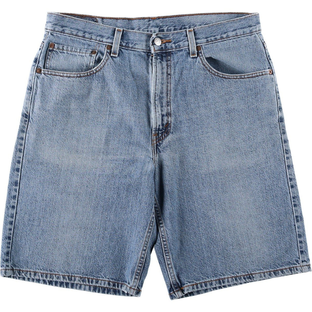 00'S Levi's 550 Relaxed Fit Denim Shorts, Half Pants, Jorts, Men's, W36 cotton blue type Vintage Second Hand