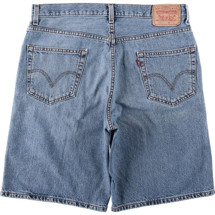 00'S Levi's 550 Relaxed Fit Denim Shorts, Half Pants, Jorts, Men's, W36 cotton blue type Vintage Second Hand