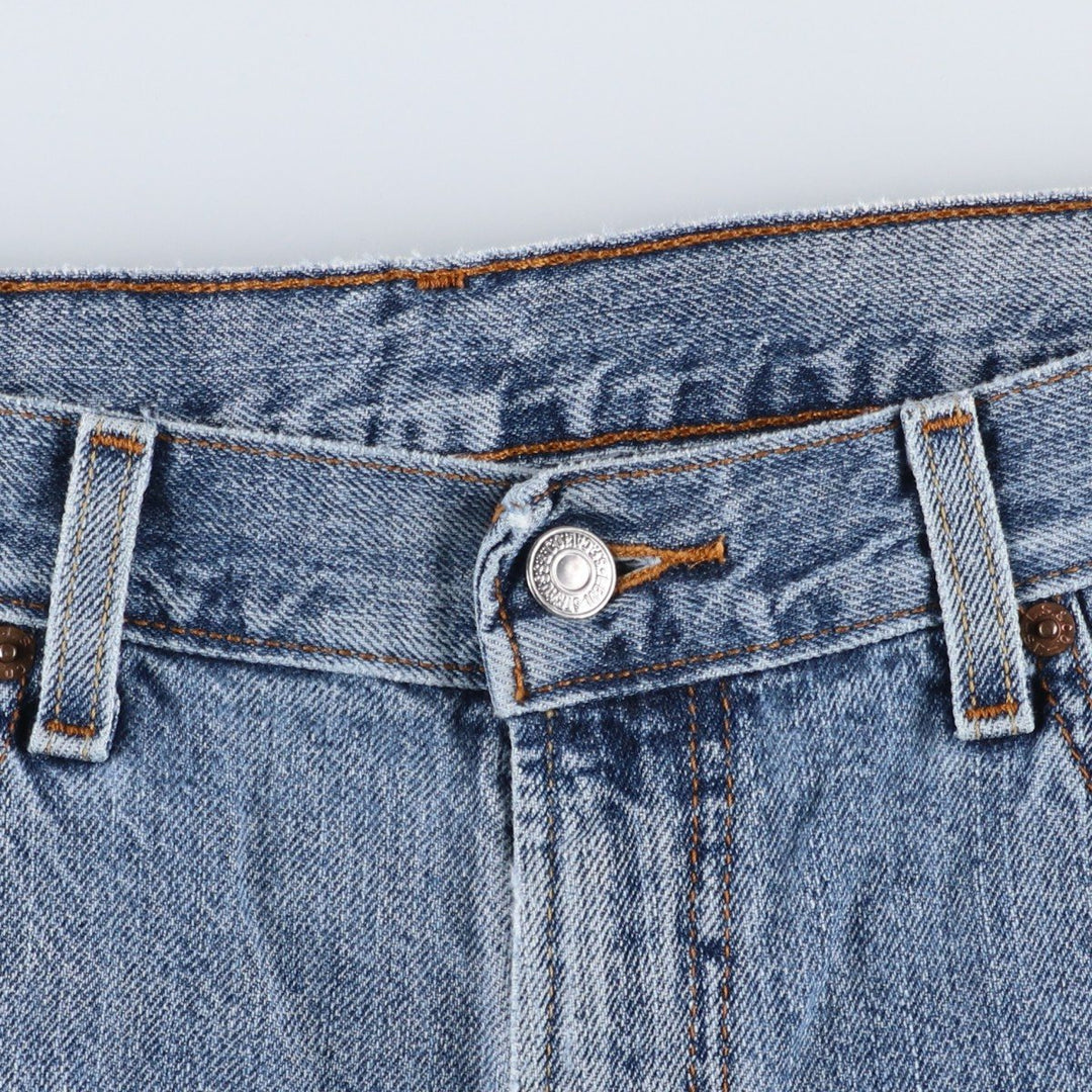 00'S Levi's 550 Relaxed Fit Denim Shorts, Half Pants, Jorts, Men's, W36 cotton blue type Vintage Second Hand