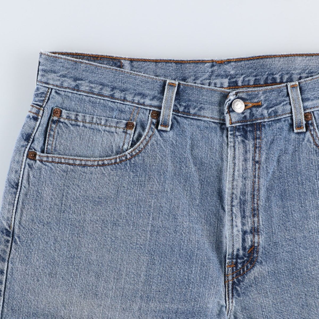 00'S Levi's 550 Relaxed Fit Denim Shorts, Half Pants, Jorts, Men's, W36 cotton blue type Vintage Second Hand
