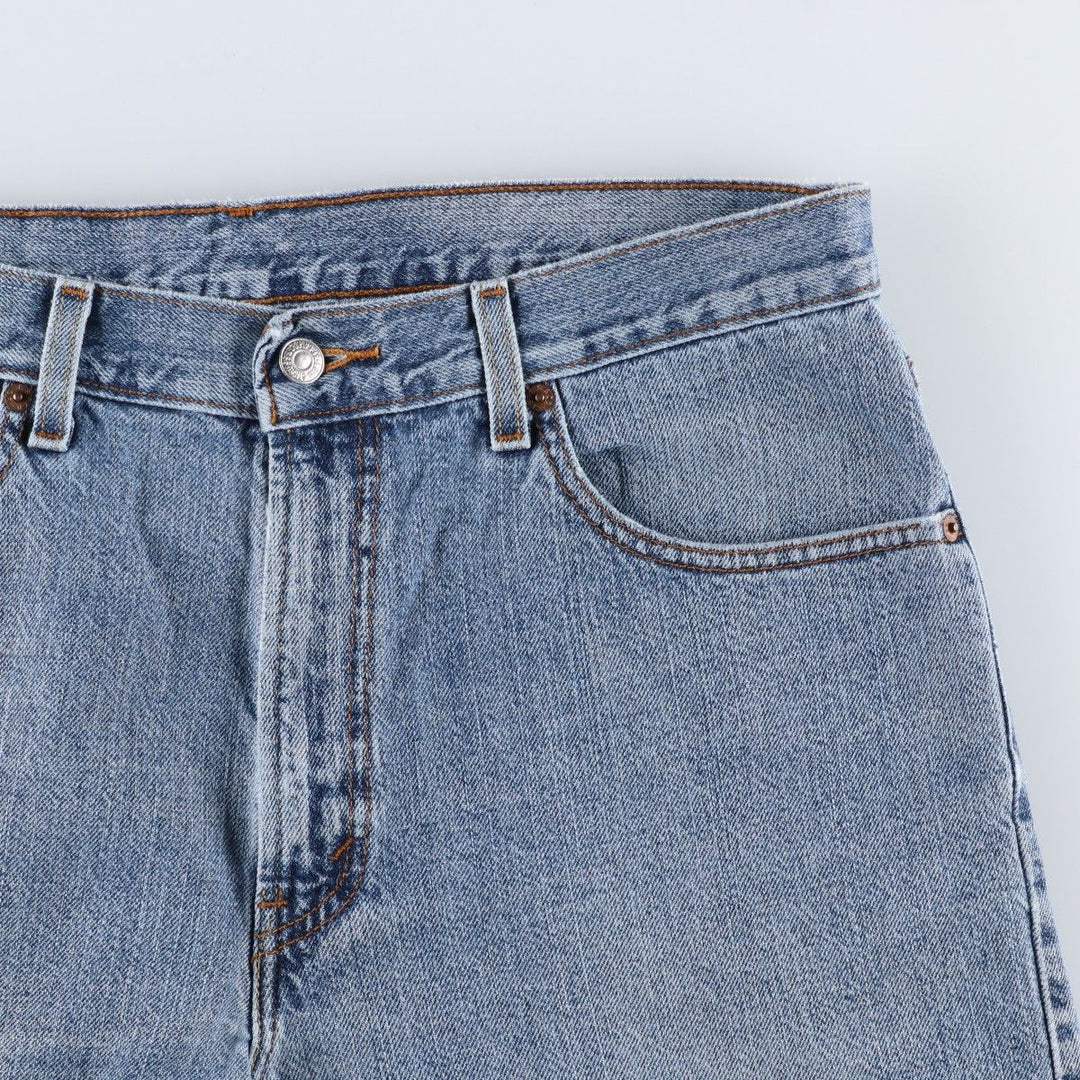 00'S Levi's 550 Relaxed Fit Denim Shorts, Half Pants, Jorts, Men's, W36 cotton blue type Vintage Second Hand