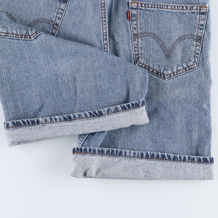 00'S Levi's 550 Relaxed Fit Denim Shorts, Half Pants, Jorts, Men's, W36 cotton blue type Vintage Second Hand