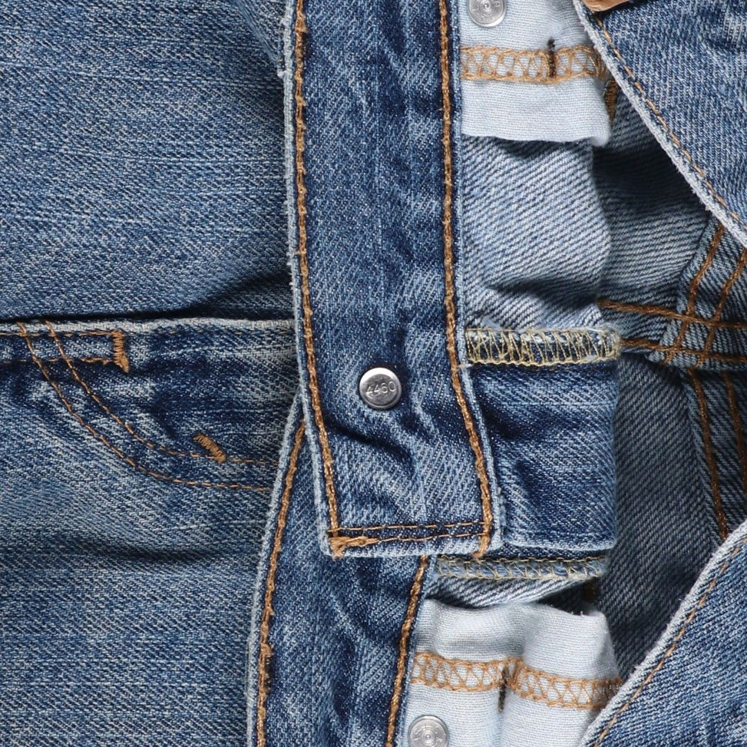 Levi's 505 denim shorts, short pants for men, size W36 cotton blue type Vintage Second Hand