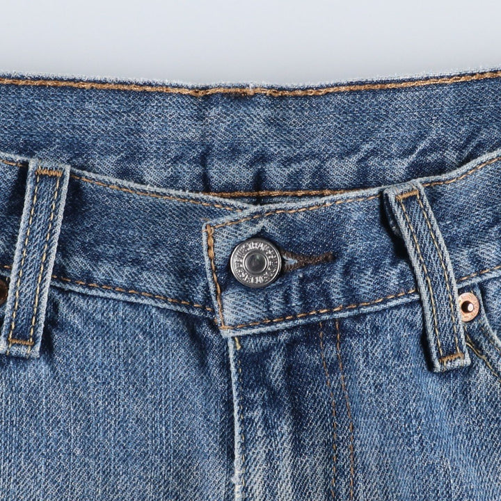 Levi's 505 denim shorts, short pants for men, size W36 cotton blue type Vintage Second Hand