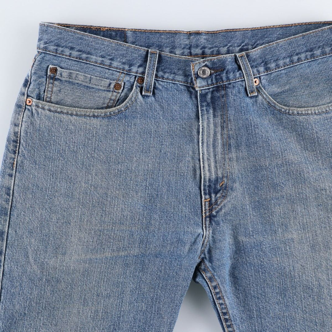 Levi's 505 denim shorts, short pants for men, size W36 cotton blue type Vintage Second Hand
