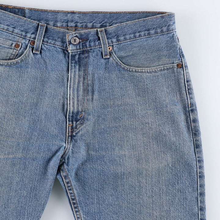 Levi's 505 denim shorts, short pants for men, size W36 cotton blue type Vintage Second Hand