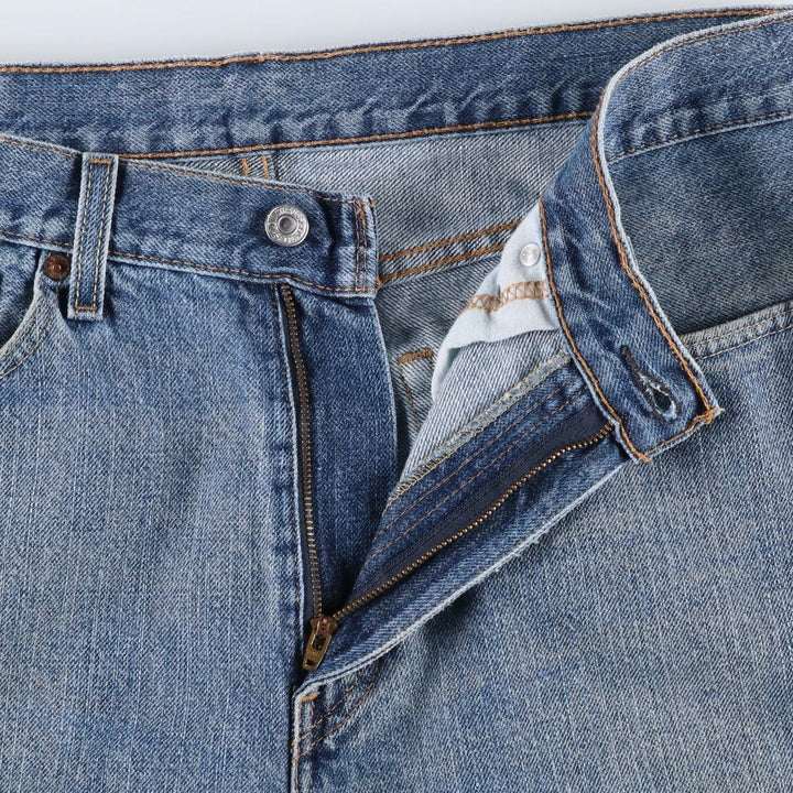 Levi's 505 denim shorts, short pants for men, size W36 cotton blue type Vintage Second Hand