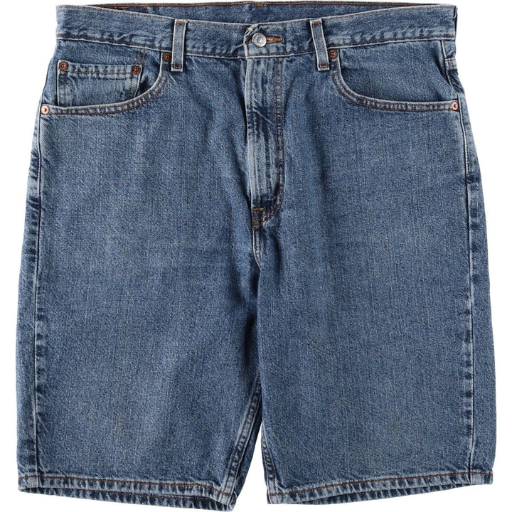 2000'S Levi's 505 Regular Fit Denim Shorts, Men's Size 37 cotton blue type Vintage Second Hand