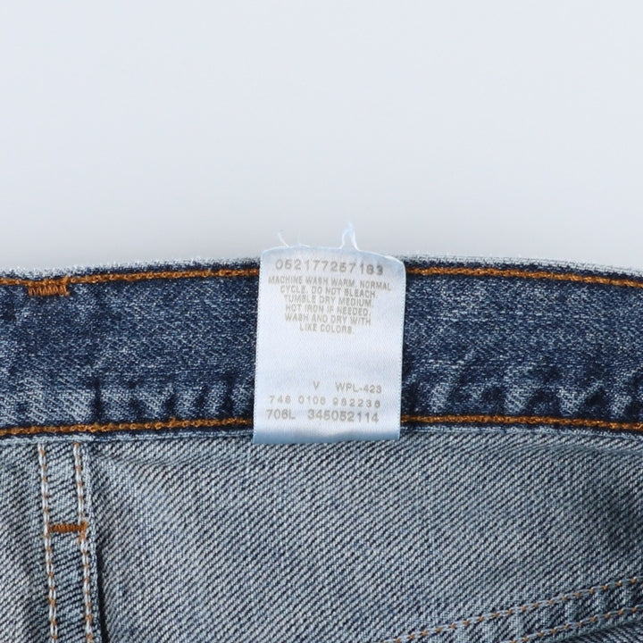 2000'S Levi's 505 Regular Fit Denim Shorts, Men's Size 37 cotton blue type Vintage Second Hand