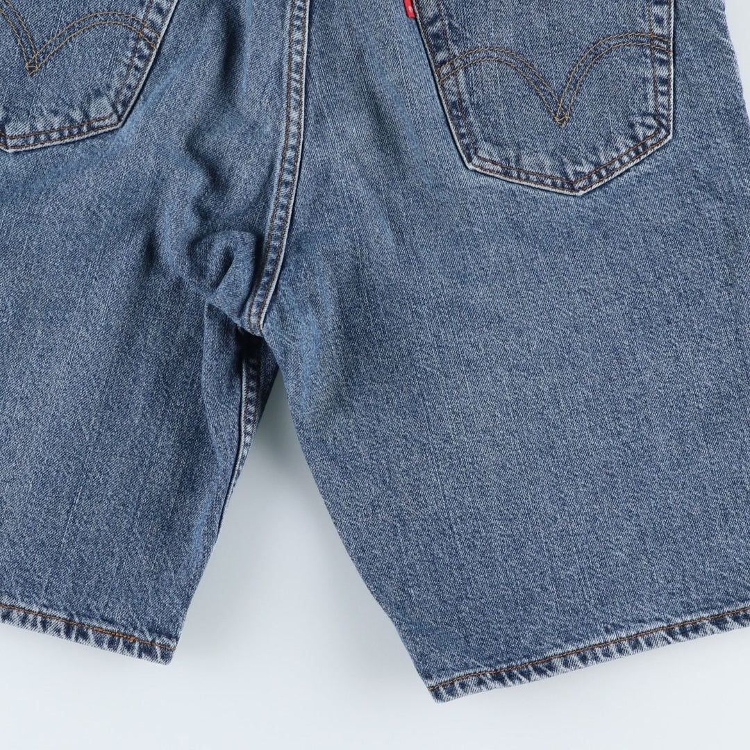 2000'S Levi's 505 Regular Fit Denim Shorts, Men's Size 37 cotton blue type Vintage Second Hand