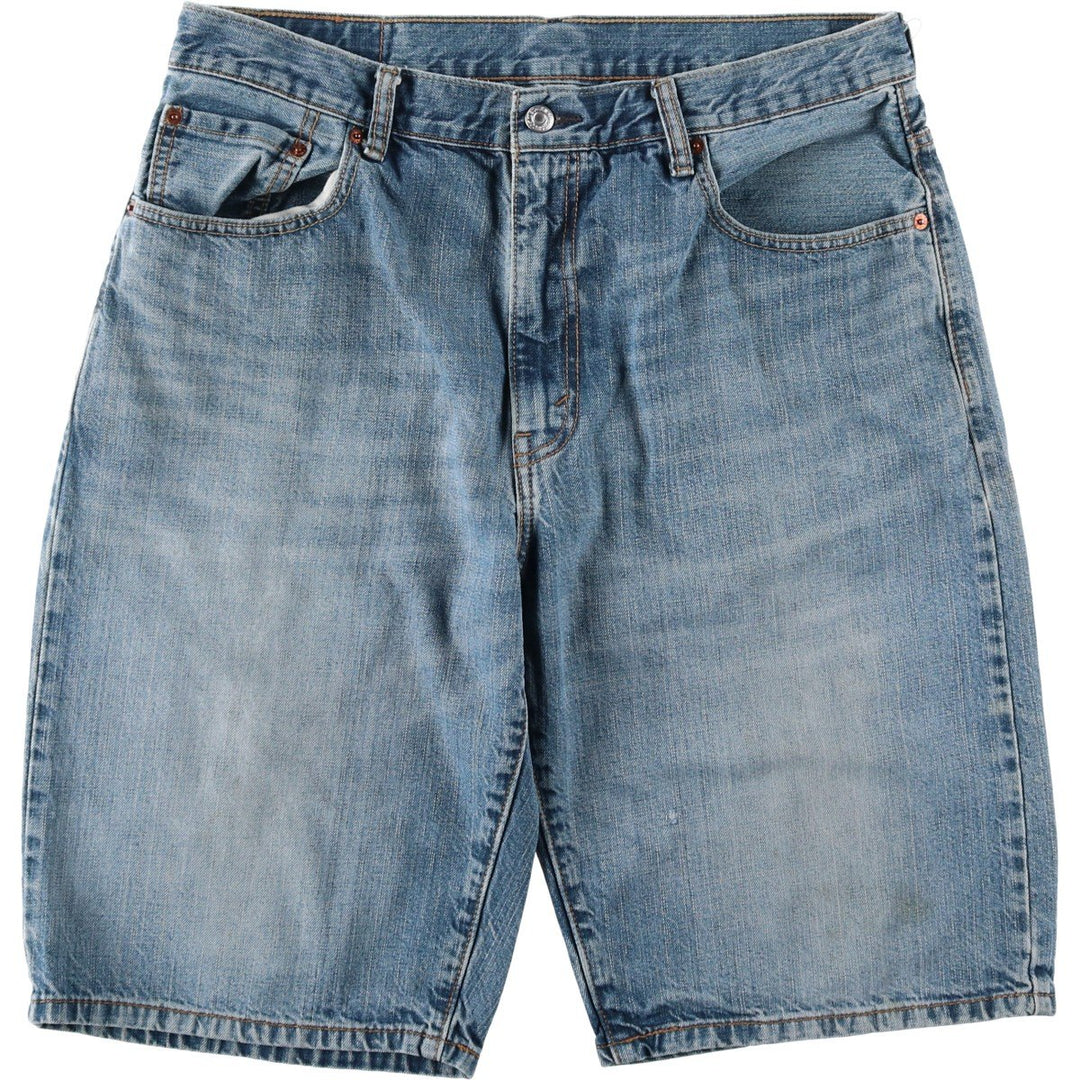 Levi's 569 Denim Shorts, Half Pants, Men's Jorts, Size W35 cotton blue type Vintage Second Hand