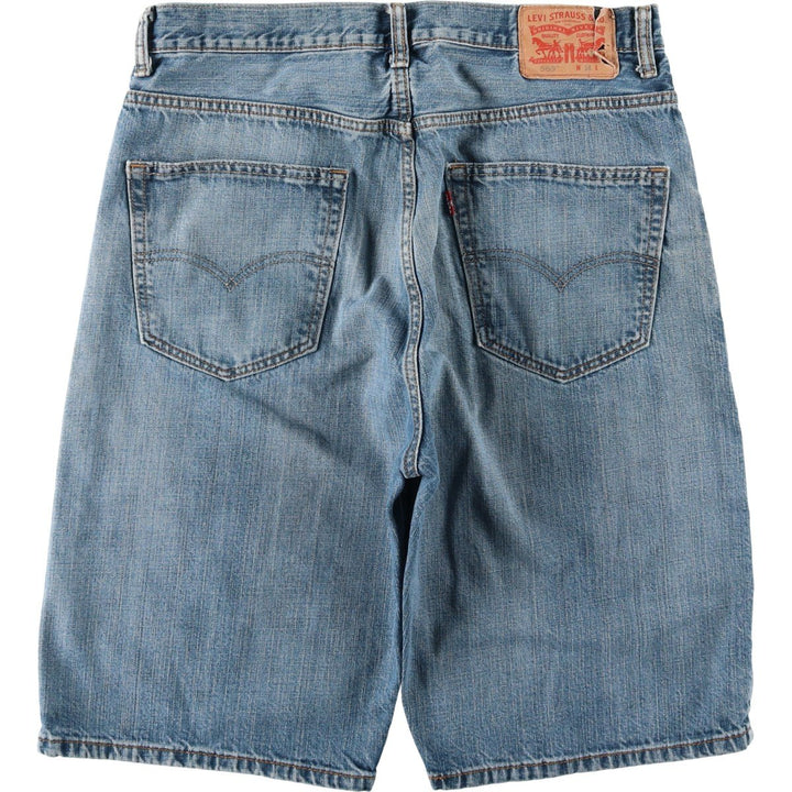 Levi's 569 Denim Shorts, Half Pants, Men's Jorts, Size W35 cotton blue type Vintage Second Hand