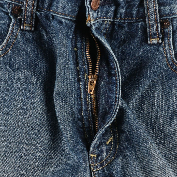 Levi's 569 LOOSE STRAIGHT denim shorts, half pants, jorts, men's w34 equivalent cotton blue type Vintage Second Hand