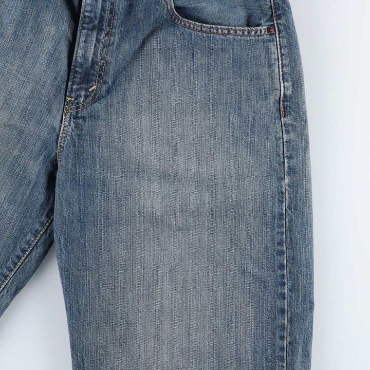 Levi's 569 LOOSE STRAIGHT denim shorts, half pants, jorts, men's w34 equivalent cotton blue type Vintage Second Hand