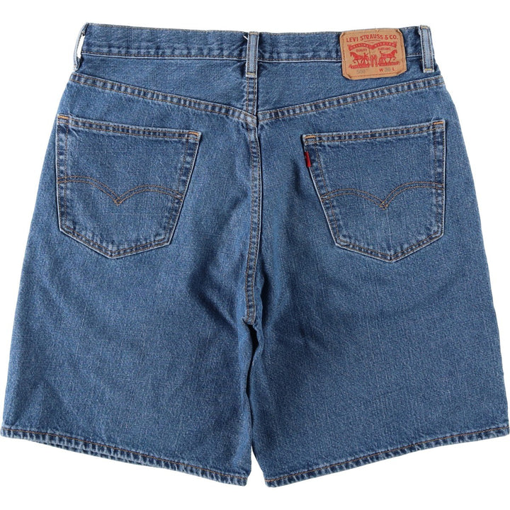 Levi's 550 denim shorts, short pants for men, size W35 cotton blue type Vintage Second Hand