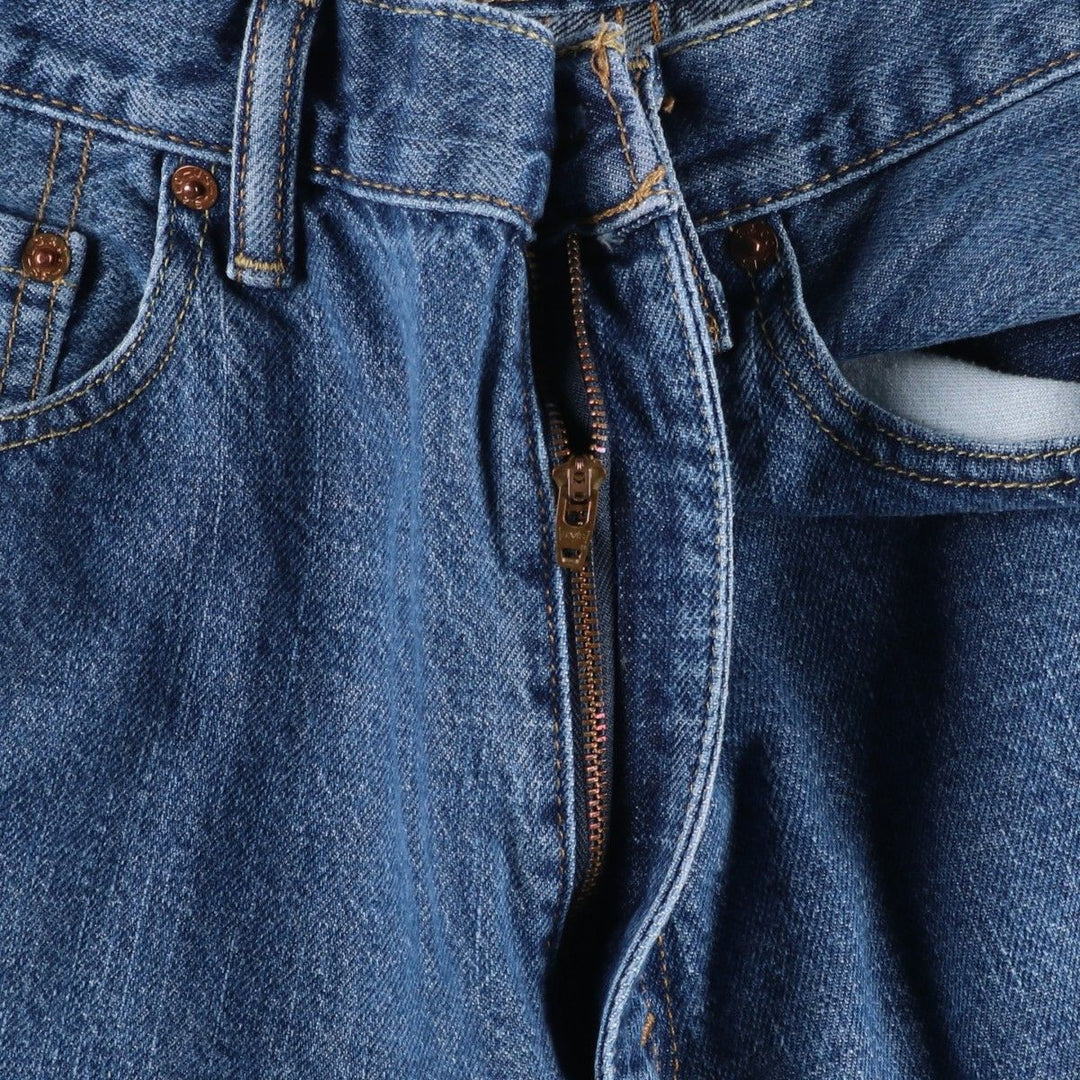 Levi's 550 denim shorts, short pants for men, size W35 cotton blue type Vintage Second Hand