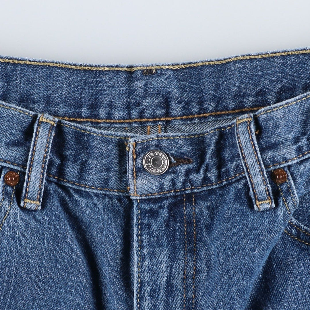 Levi's 550 denim shorts, short pants for men, size W35 cotton blue type Vintage Second Hand
