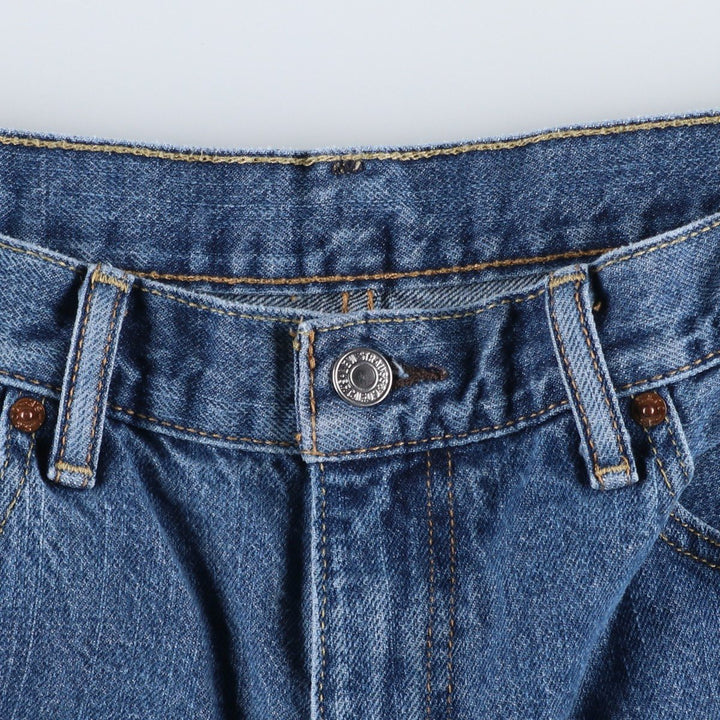 Levi's 550 denim shorts, short pants for men, size W35 cotton blue type Vintage Second Hand