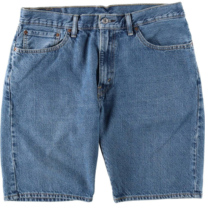 Levi's 505 denim shorts, short pants for men, size W36 cotton blue type Vintage Second Hand