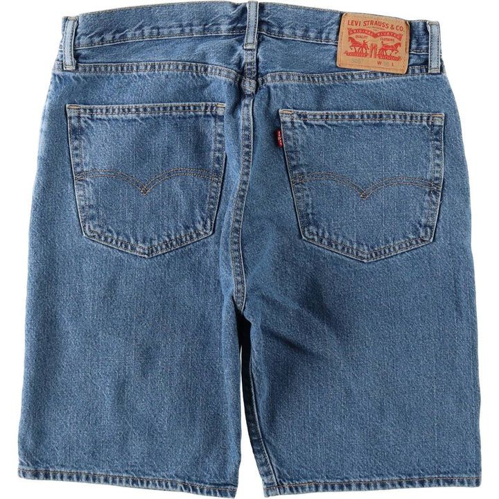 Levi's 505 denim shorts, short pants for men, size W36 cotton blue type Vintage Second Hand