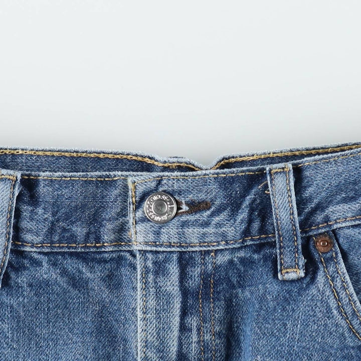 Levi's 505 denim shorts, short pants for men, size W36 cotton blue type Vintage Second Hand