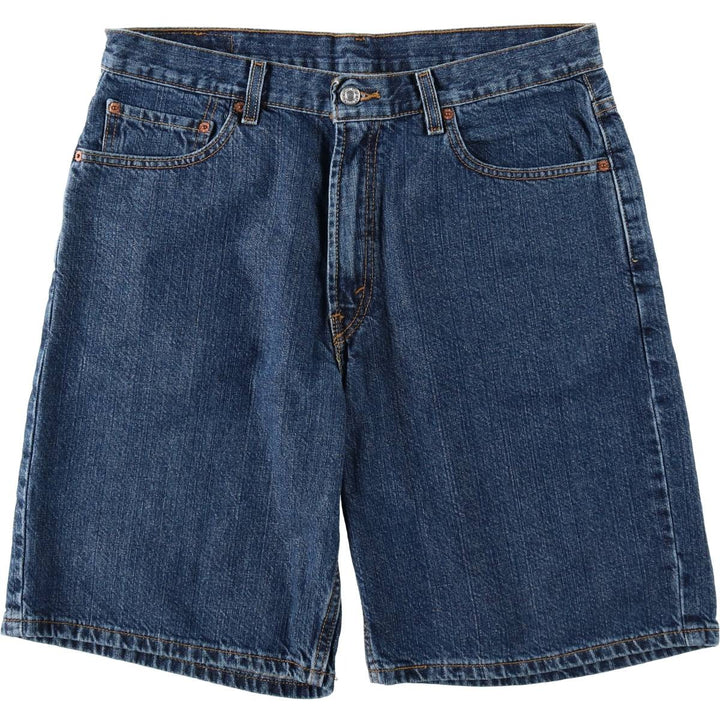 Levi's 550 Relaxed Fit Denim Shorts, Men's Size W34 cotton blue type Vintage Second Hand