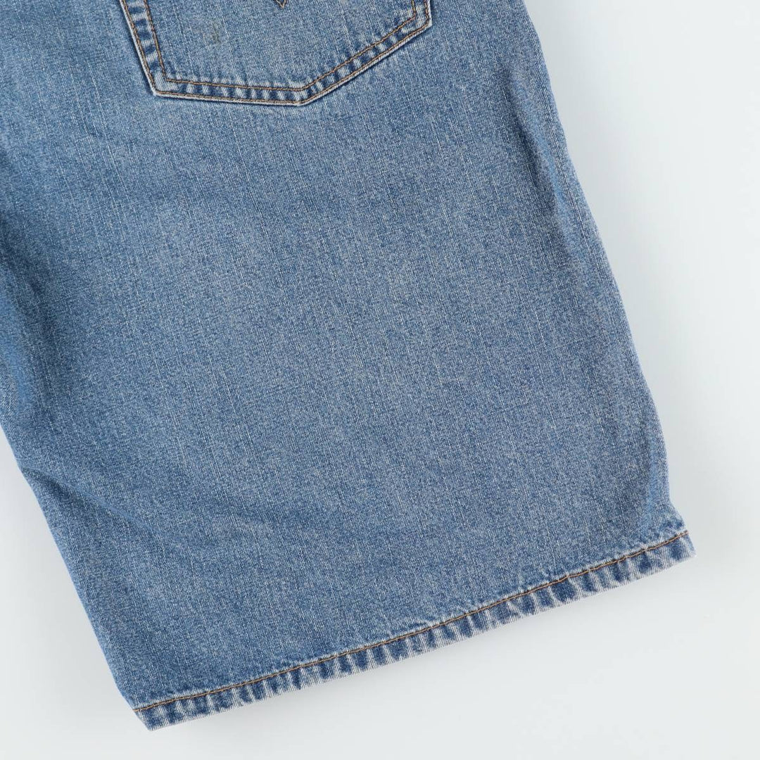 Levi's 569 Loose Straight Fit Denim Shorts (Men's W37 equivalent) cotton blue type Vintage Second Hand
