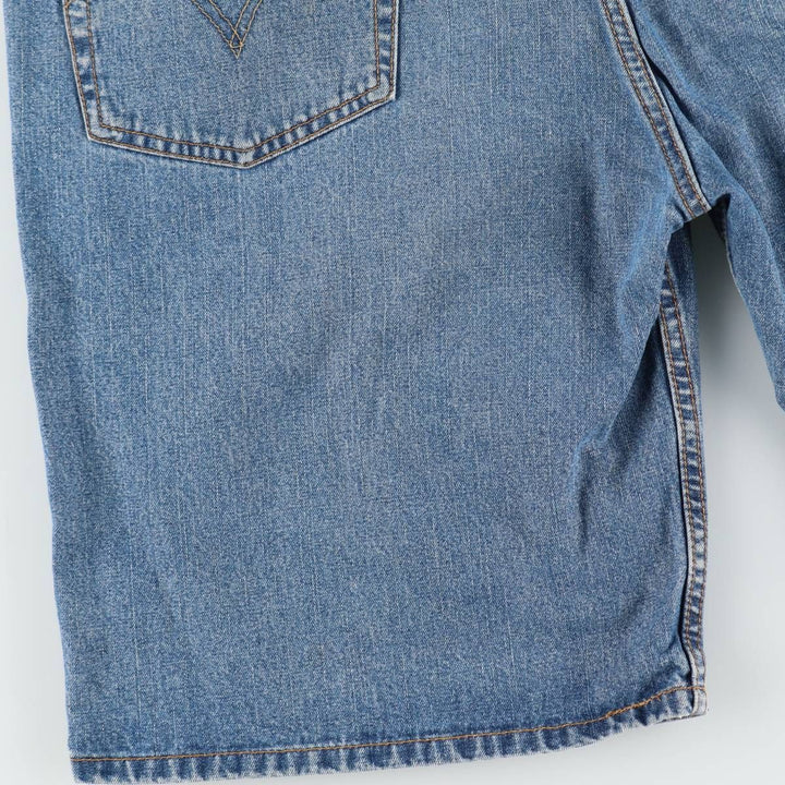 Levi's 569 Loose Straight Fit Denim Shorts (Men's W37 equivalent) cotton blue type Vintage Second Hand