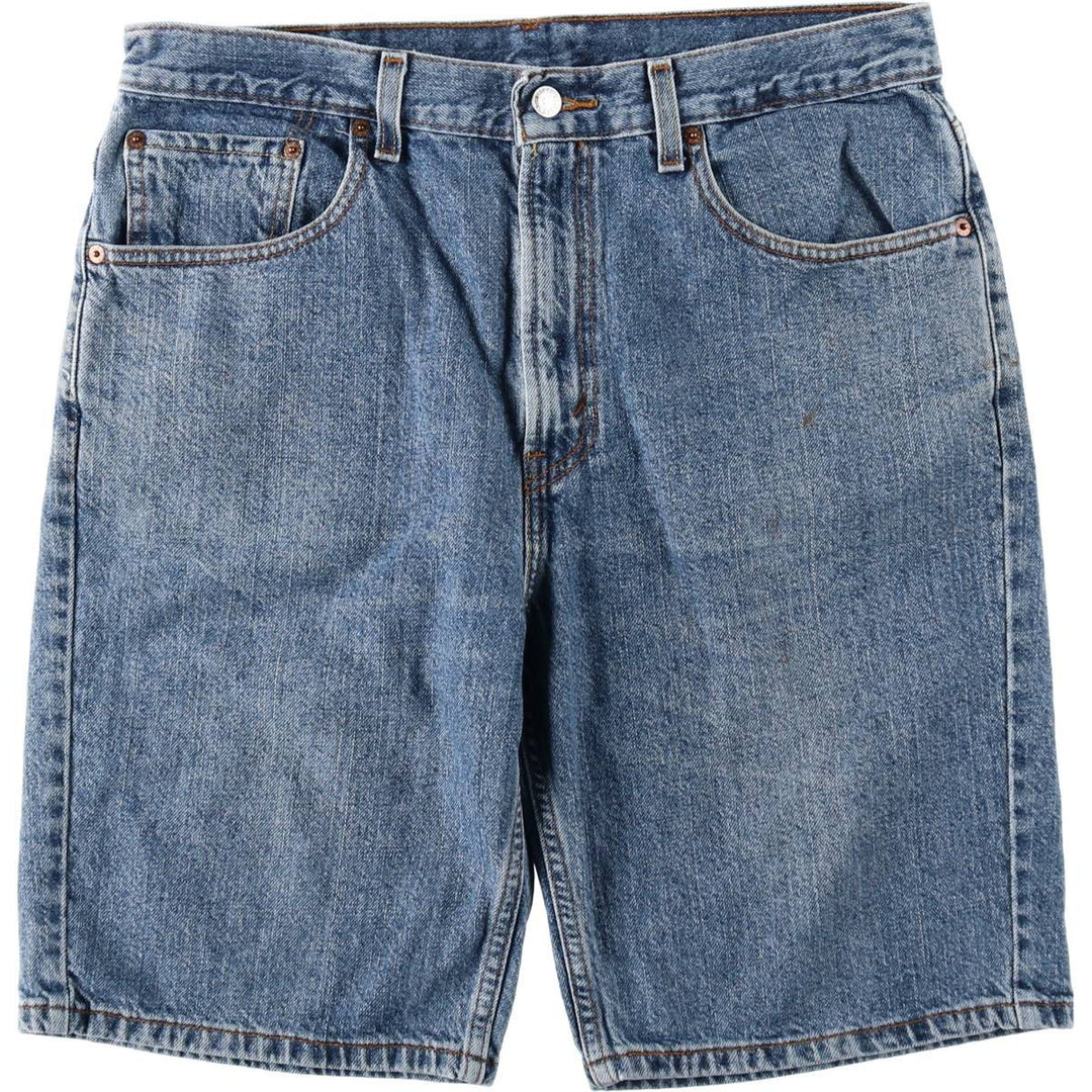 Levi's 505 REGULAR FIT denim shorts, short pants, men's size w34 cotton blue type Vintage Second Hand