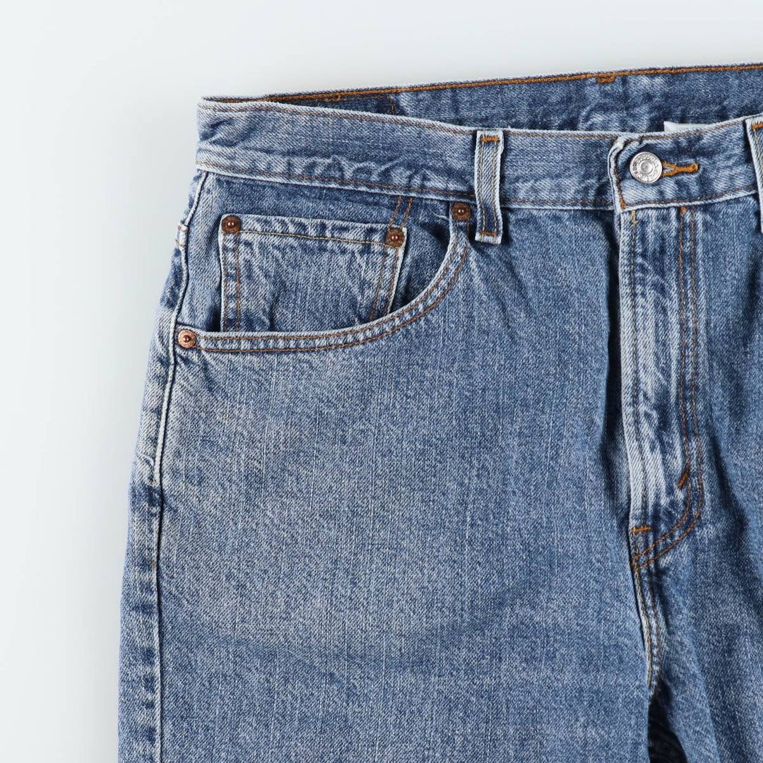 Levi's 505 REGULAR FIT denim shorts, short pants, men's size w34 cotton blue type Vintage Second Hand