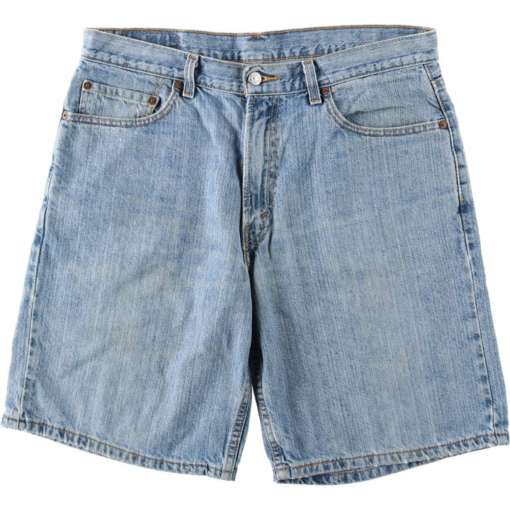 Levi's 550 Relaxed Fit Denim Shorts, Men's, W35 equivalent cotton Blue type light blue Vintage Second Hand