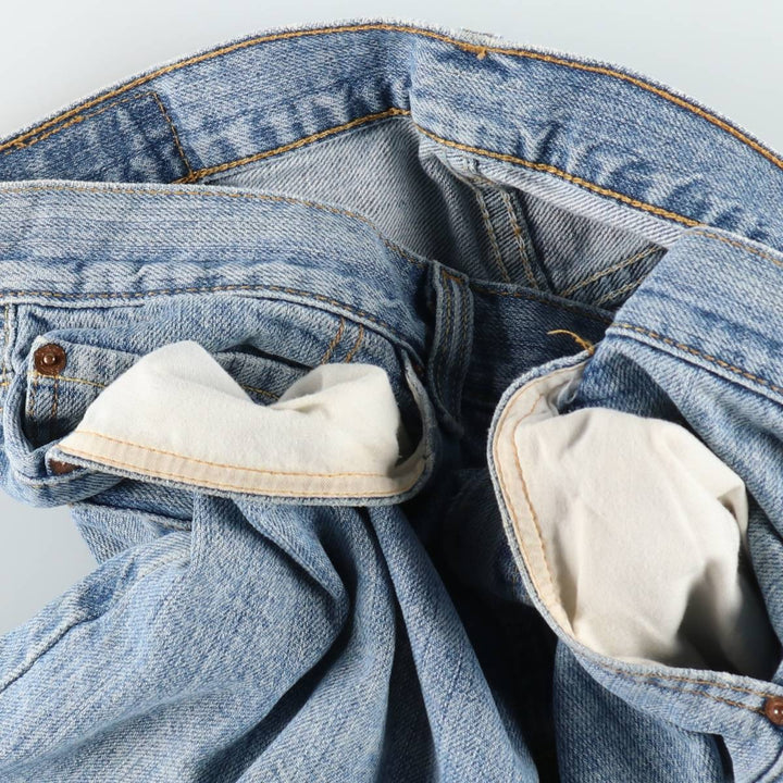 Levi's 550 Relaxed Fit Denim Shorts, Men's, W35 equivalent cotton Blue type light blue Vintage Second Hand