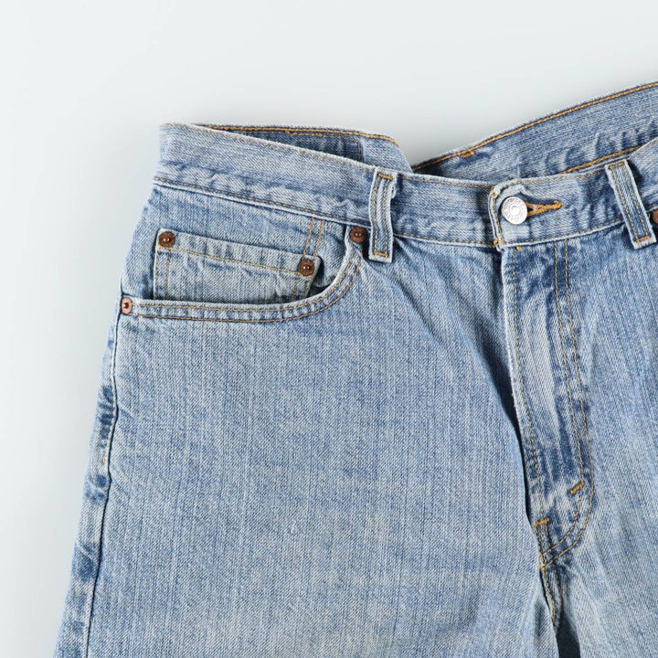 Levi's 550 Relaxed Fit Denim Shorts, Men's, W35 equivalent cotton Blue type light blue Vintage Second Hand