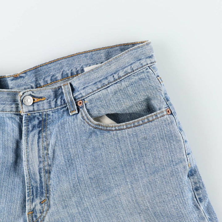 Levi's 550 Relaxed Fit Denim Shorts, Men's, W35 equivalent cotton Blue type light blue Vintage Second Hand