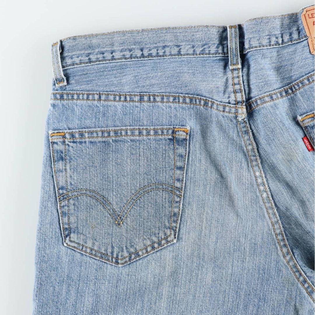 Levi's 550 Relaxed Fit Denim Shorts, Men's, W35 equivalent cotton Blue type light blue Vintage Second Hand