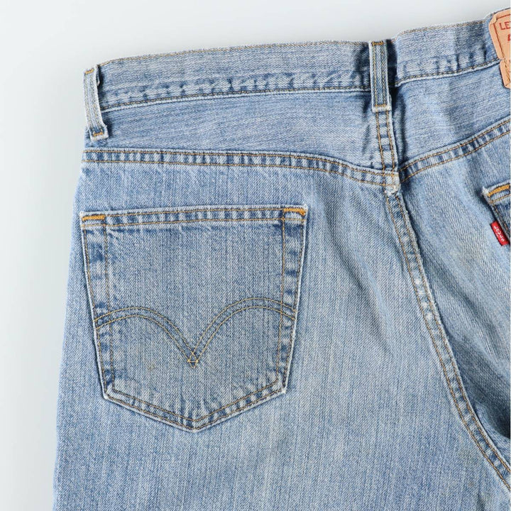 Levi's 550 Relaxed Fit Denim Shorts, Men's, W35 equivalent cotton Blue type light blue Vintage Second Hand