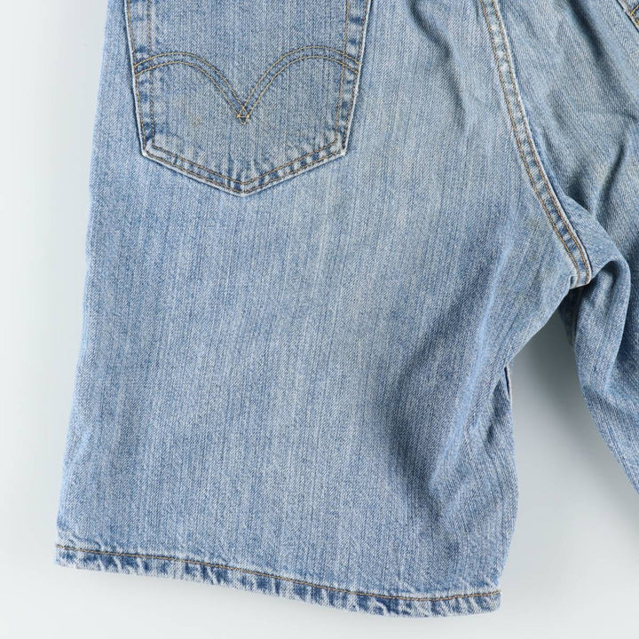 Levi's 550 Relaxed Fit Denim Shorts, Men's, W35 equivalent cotton Blue type light blue Vintage Second Hand