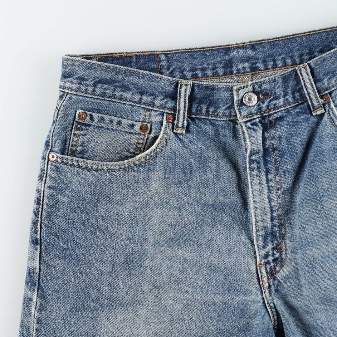 Levi's 550 denim shorts, men's size W34 (approx.), vintage. unclear blue type Vintage Second Hand