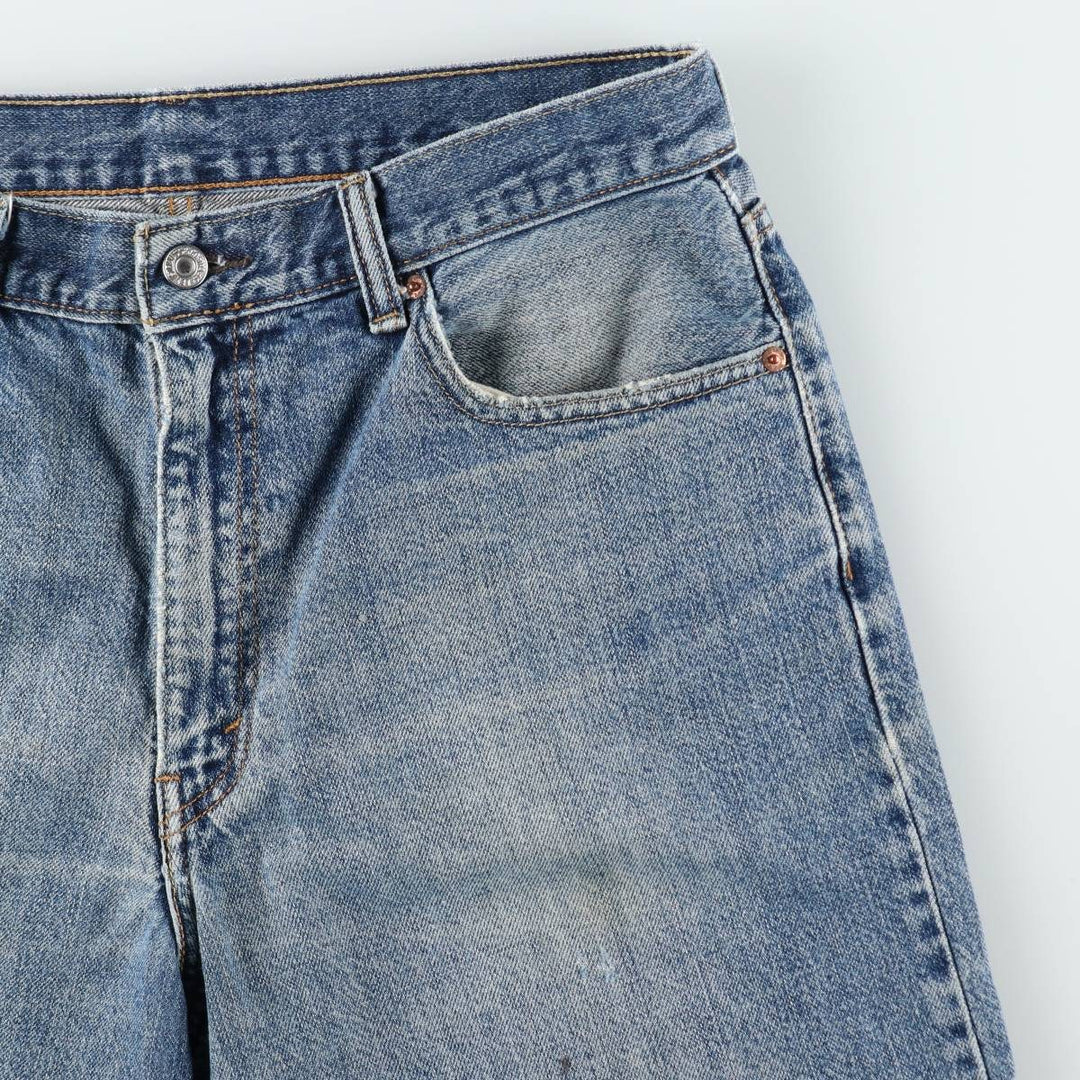 Levi's 550 denim shorts, men's size W34 (approx.), vintage. unclear blue type Vintage Second Hand