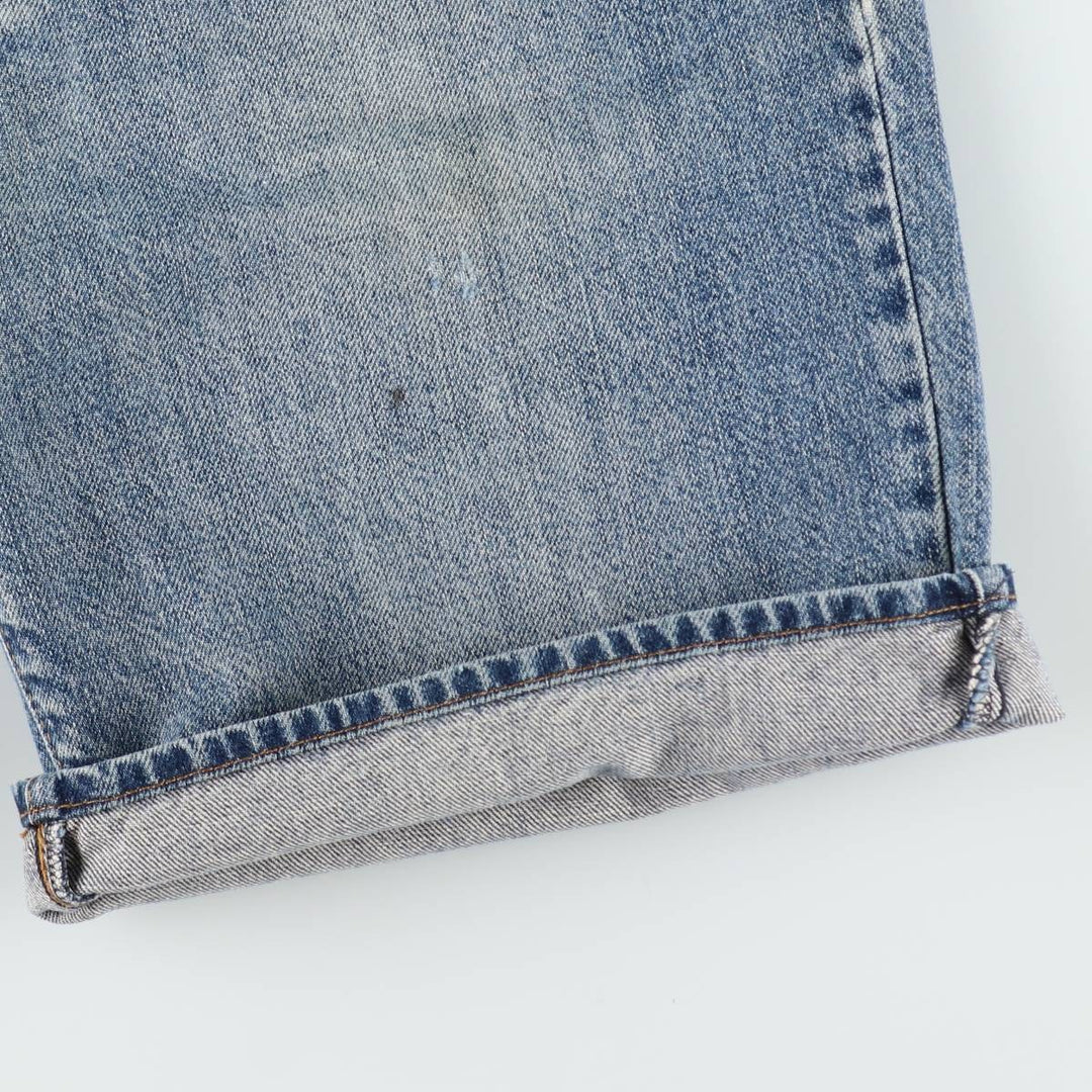 Levi's 550 denim shorts, men's size W34 (approx.), vintage. unclear blue type Vintage Second Hand