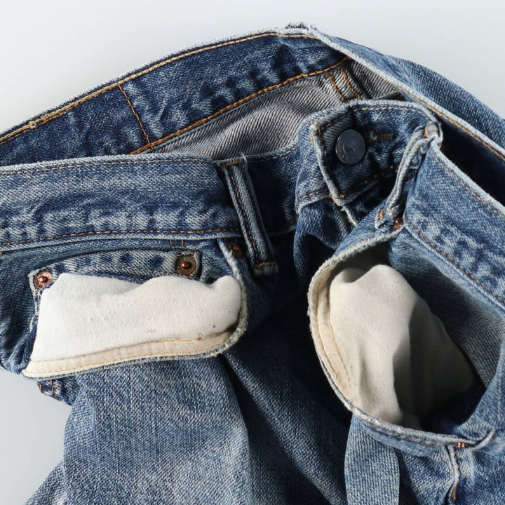 Levi's 550 denim shorts, men's size W34 (approx.), vintage. unclear blue type Vintage Second Hand