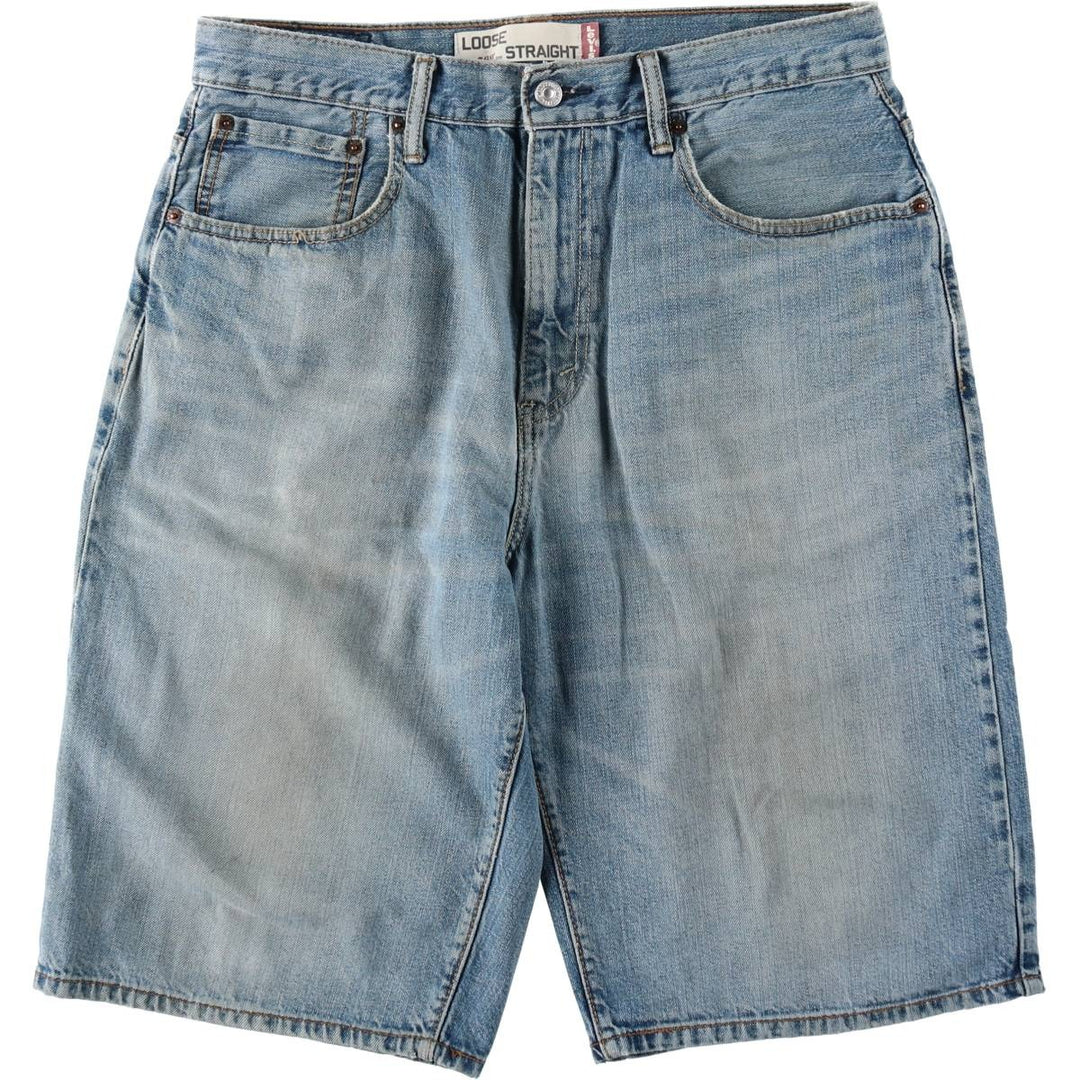 Levi's 569 Loose Straight Denim Shorts, Men's Size 33 cotton blue type Vintage Second Hand